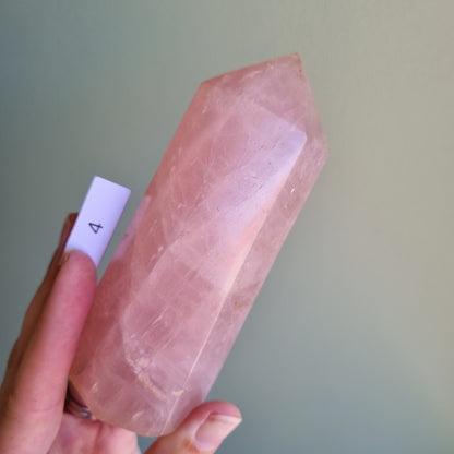 Rose Quartz Tower - Madagascar - Smaller Sizes