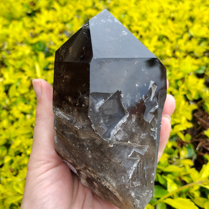 Smokey Quartz Natural & Polished Point - 1.12kgs