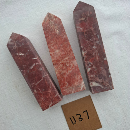 Red Jasper Tower - BULK - China - B+