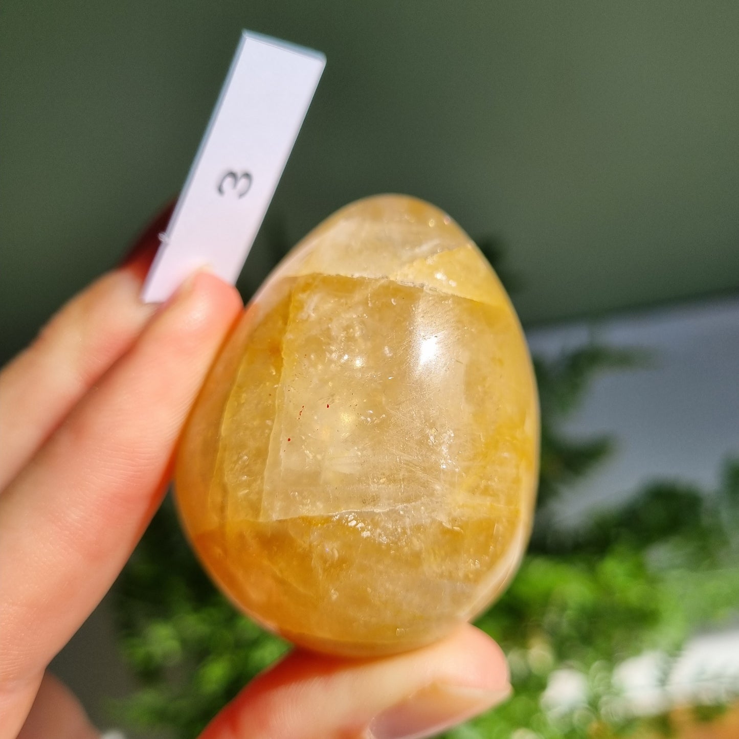 Golden Healer Quartz Egg