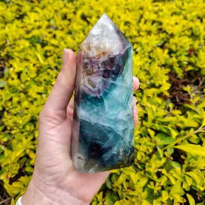 Fluorite Tower - 708 grams