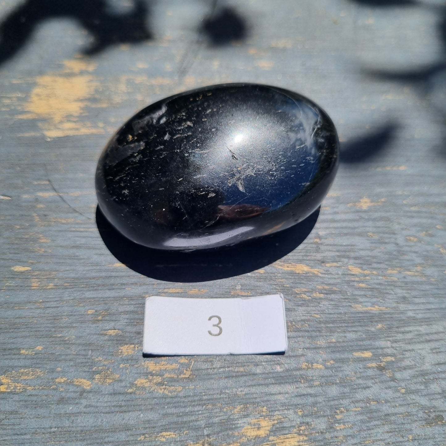 Dravite Tourmaline Palmstone - Australia