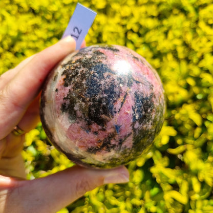 Rhodonite Sphere - Madagascar