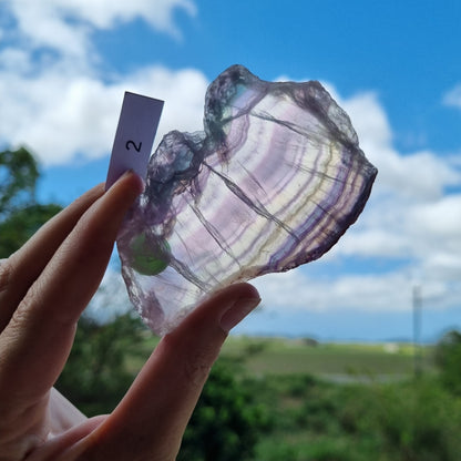 Fluorite Slice - China