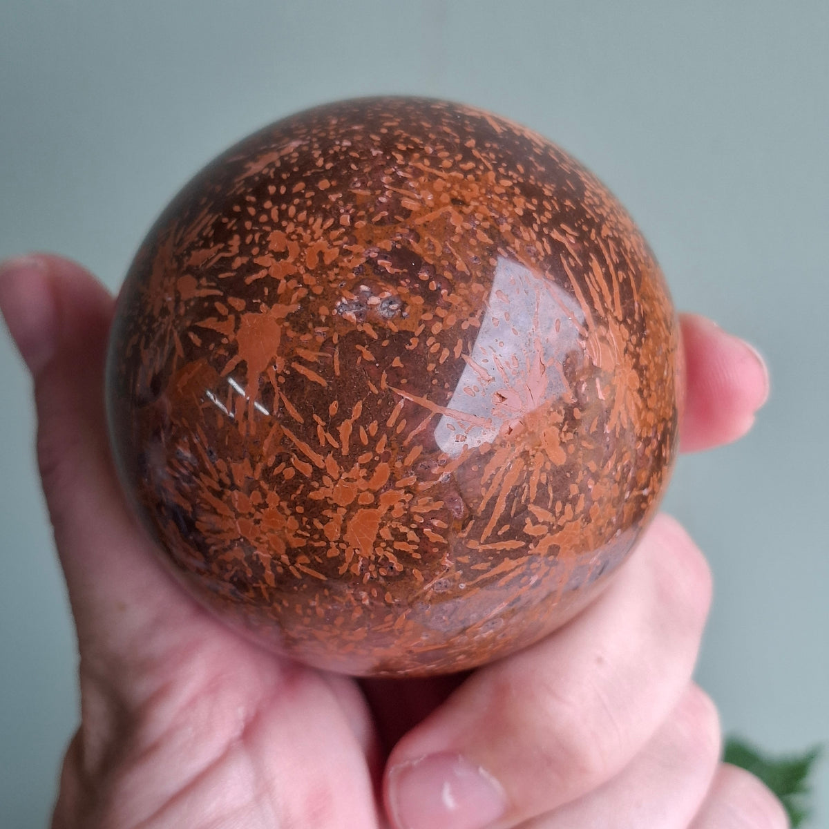 Starburst Jasper Sphere - 355 grams