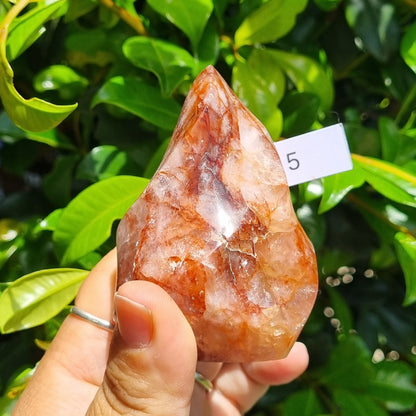 Fire Quartz Flame - Madagascar