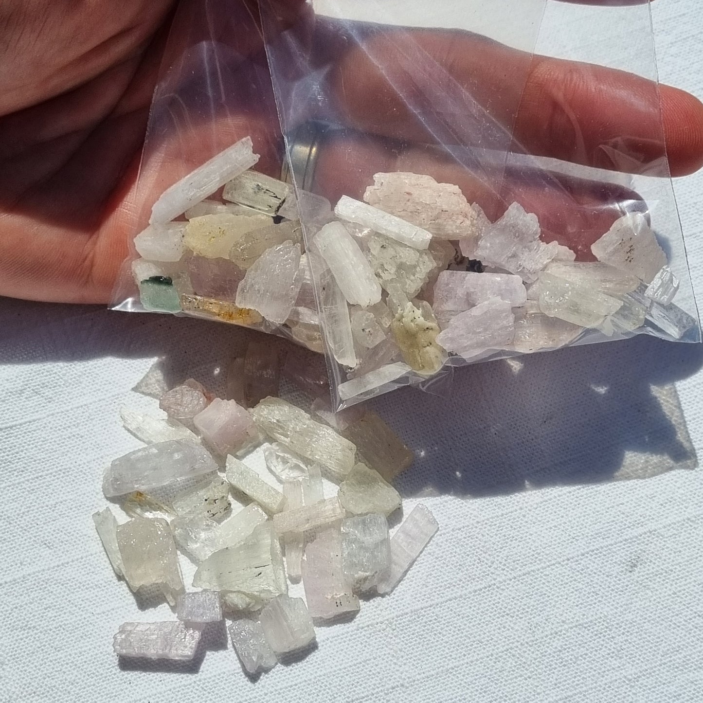 Kunzite Roughs - Afghanistan - 30gm Bag