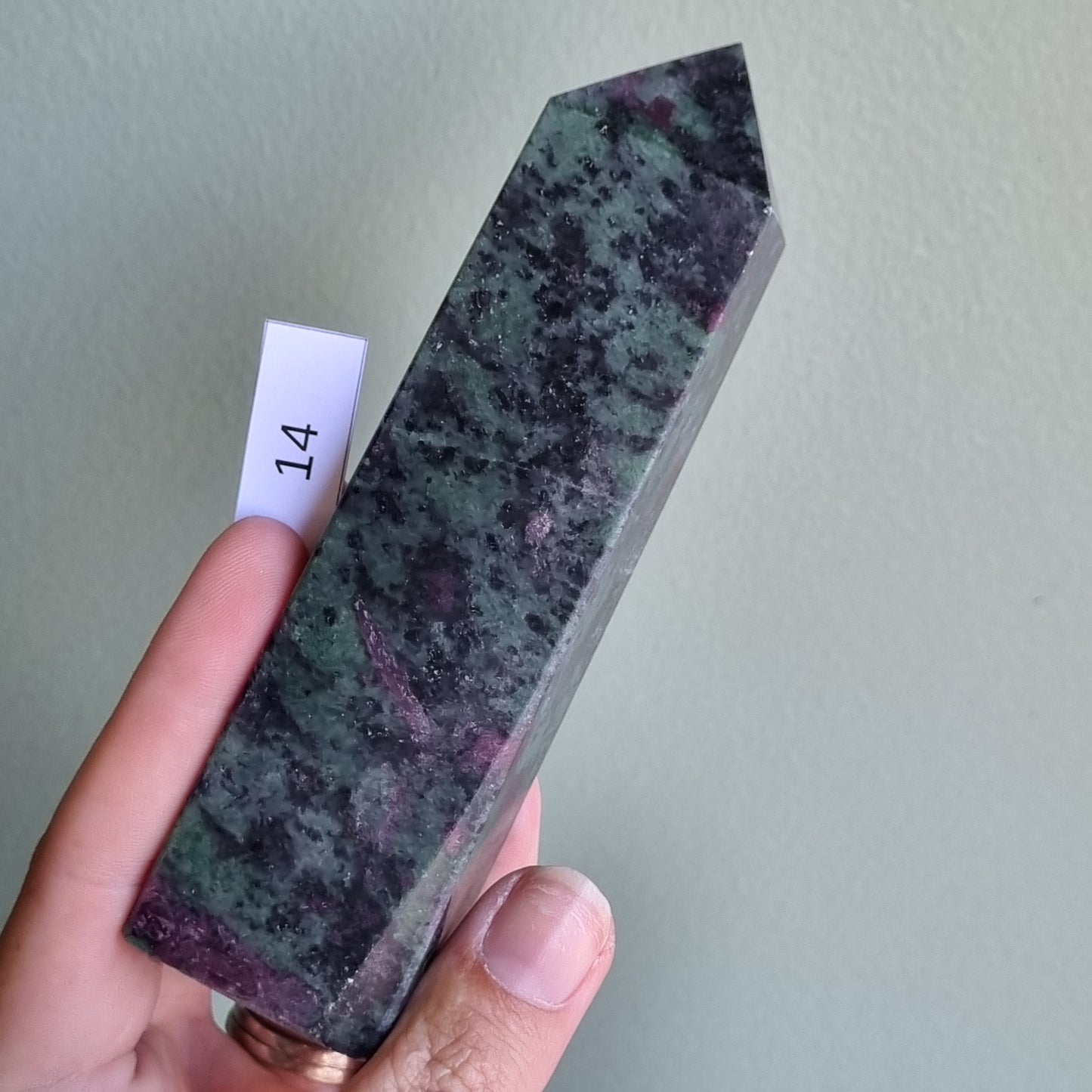 Ruby Zoisite Obelisk - Madagascar