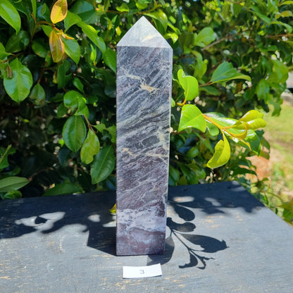 Hematite with Chlorite Obelisk