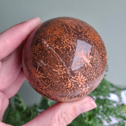 Starburst Jasper Sphere - 355 grams