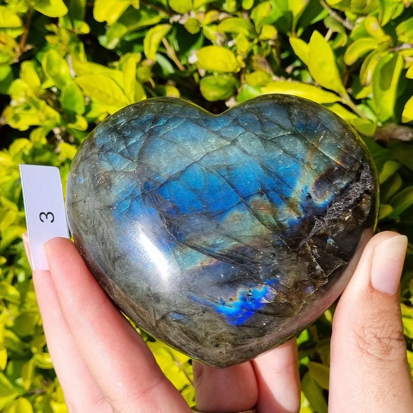 Labradorite Heart - Madagascar - Smaller Sizes