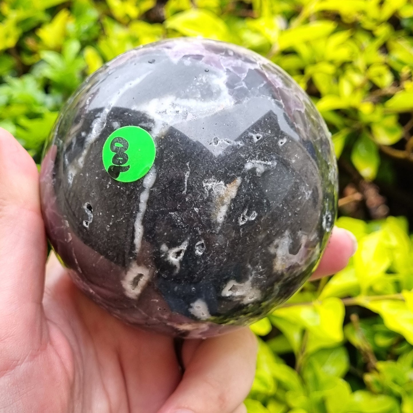 Purple Fluorite in Matrix Sphere - China - 900g