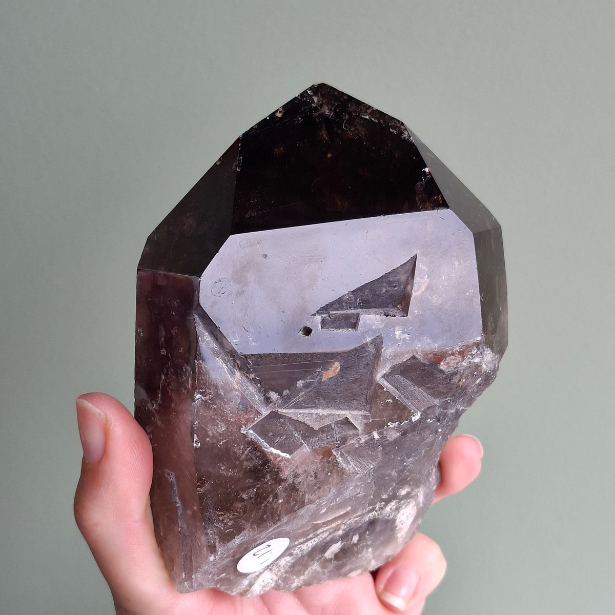 Smokey Quartz Natural & Polished Point - 1.12kgs