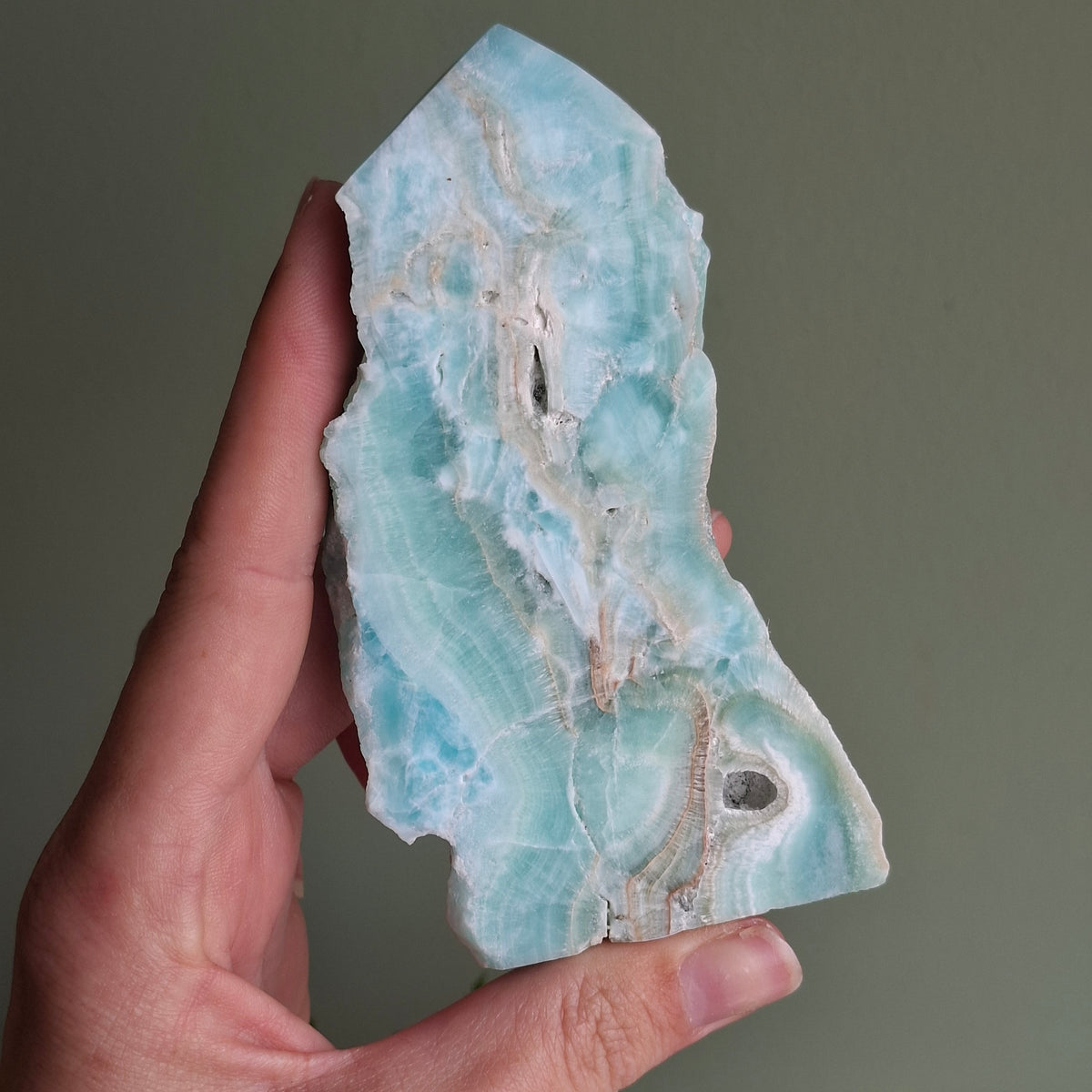 Caribbean Calcite Rough Tower - 213 grams