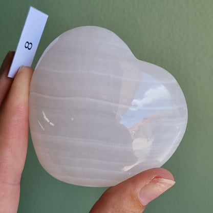 Mangano Calcite Heart