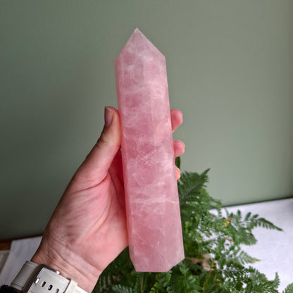 Rose Quartz Tower - 593 grams