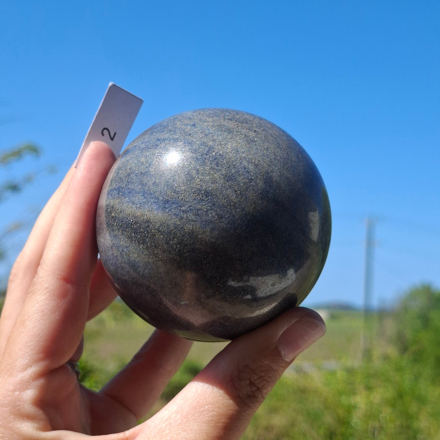 Apatite in Cleavelandite Sphere