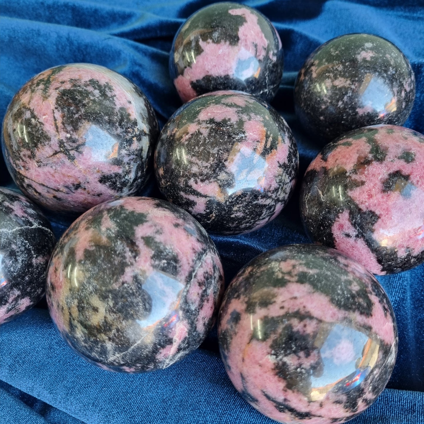 Rhodonite Sphere - Madagascar