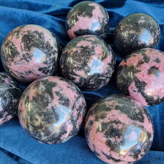 Rhodonite Sphere - Madagascar