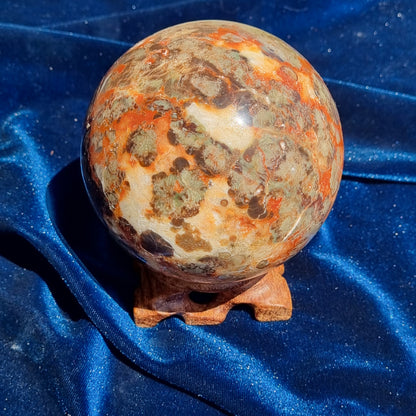 Red Jasper Conglomerate Sphere - China - 1.001kg