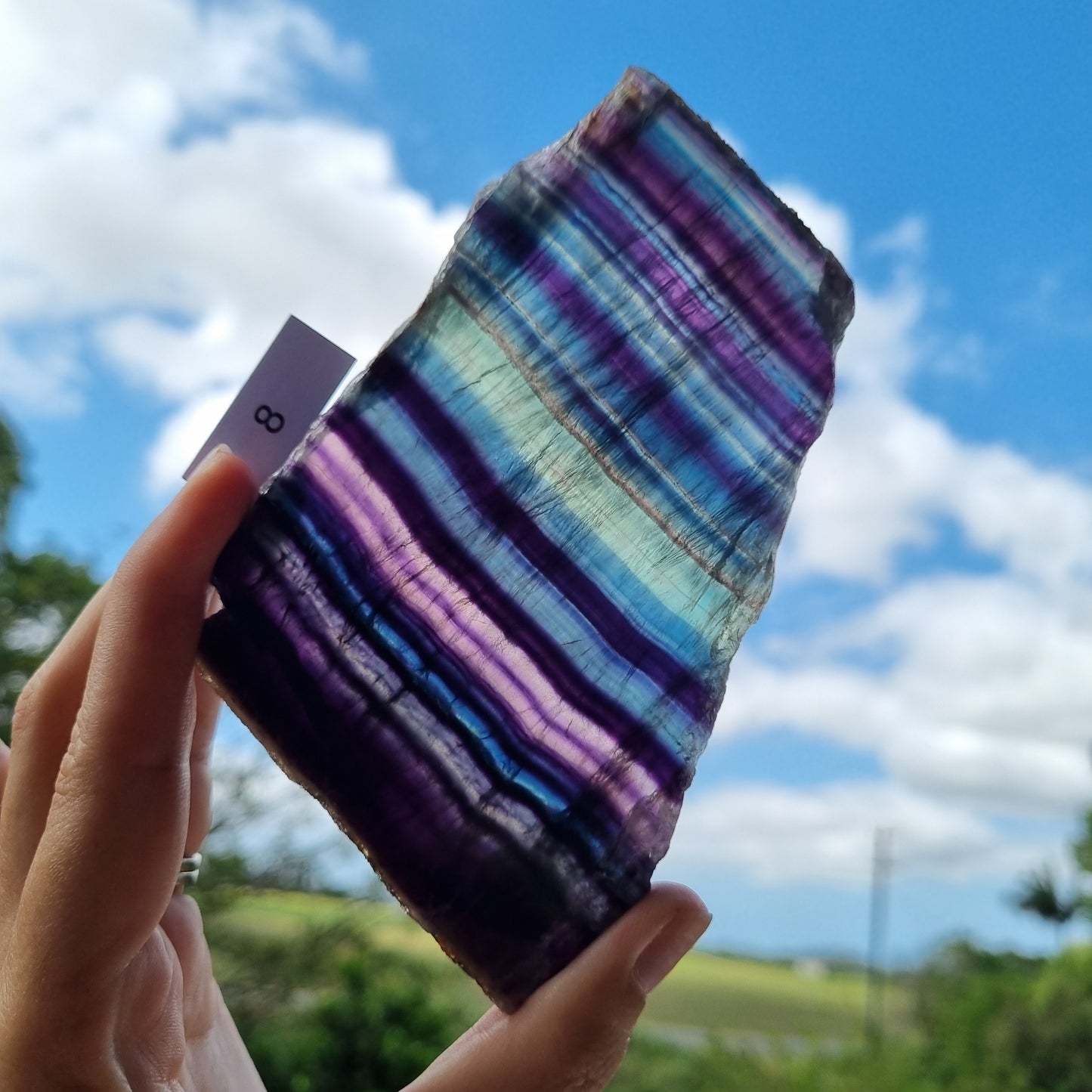 Fluorite Slice - China