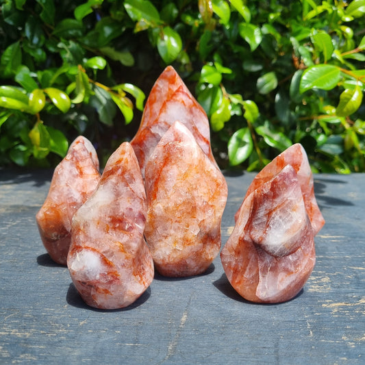 Fire Quartz Flame - Madagascar