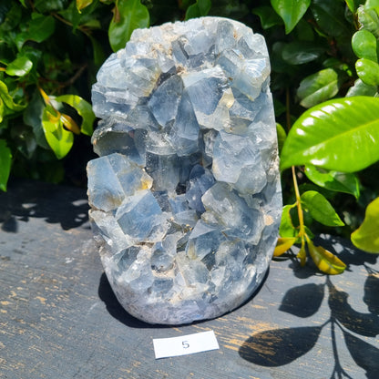 Celestite Standing Freeform Cluster - Madagascar