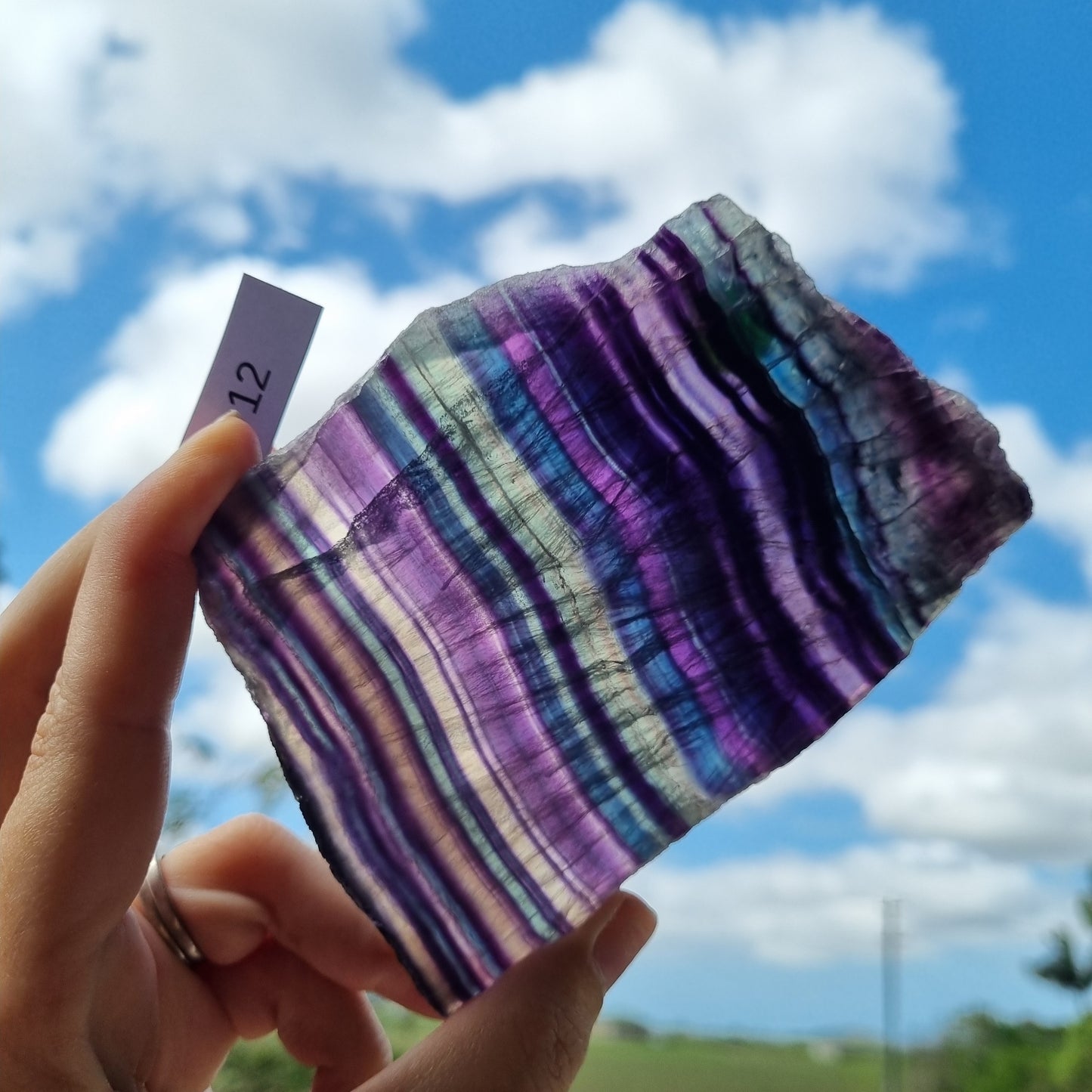 Fluorite Slice - China