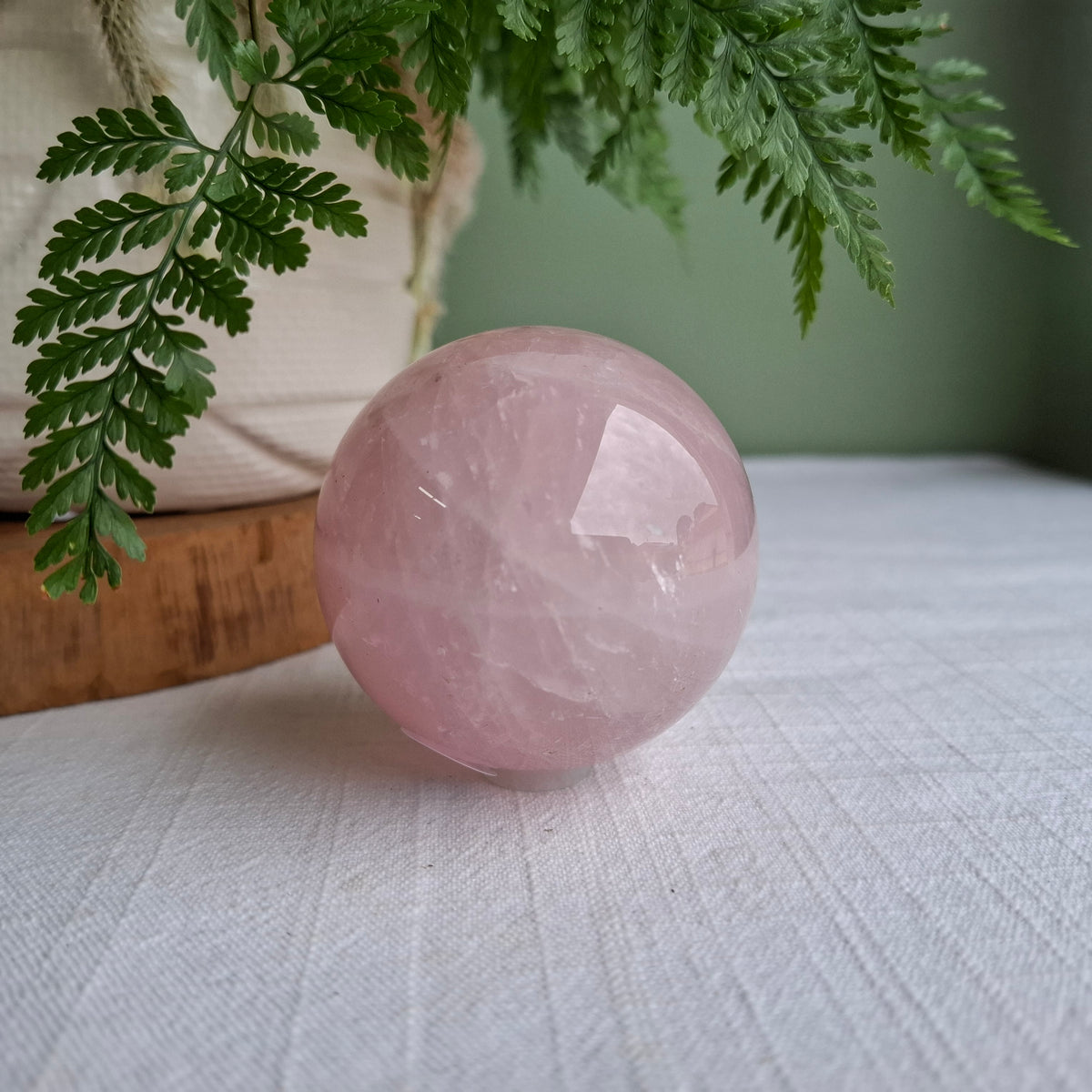 Rose Quartz Sphere - Brazil 285 grams