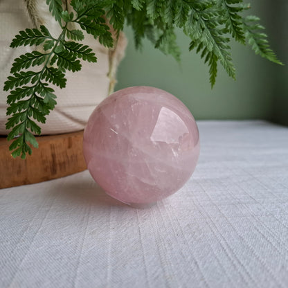 Rose Quartz Sphere - Brazil 285 grams