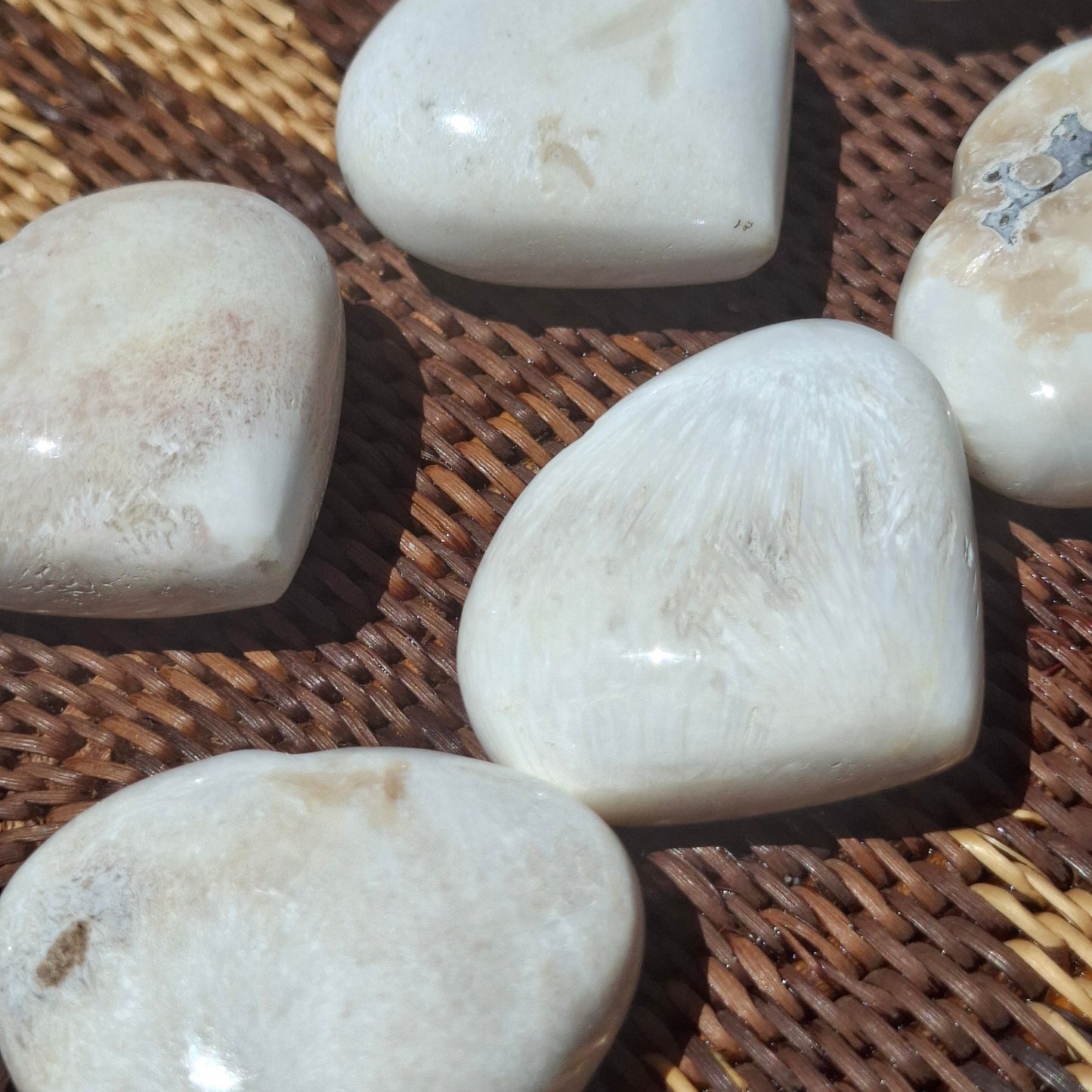 Scolecite Heart - India