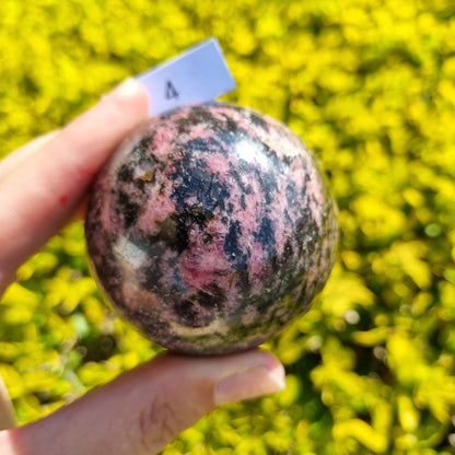 Rhodonite Sphere - Madagascar