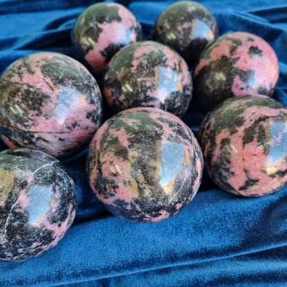 Rhodonite Sphere - Madagascar