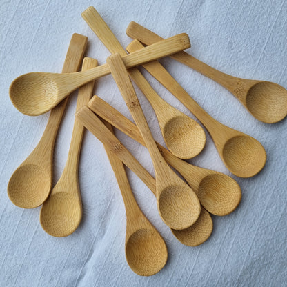 Wooden Spoon 10cm - 10 Piece - Bulk Lot!