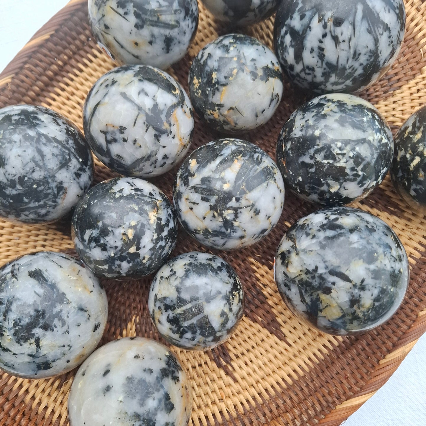 Tourmaline in Quartz Sphere - Madagascar