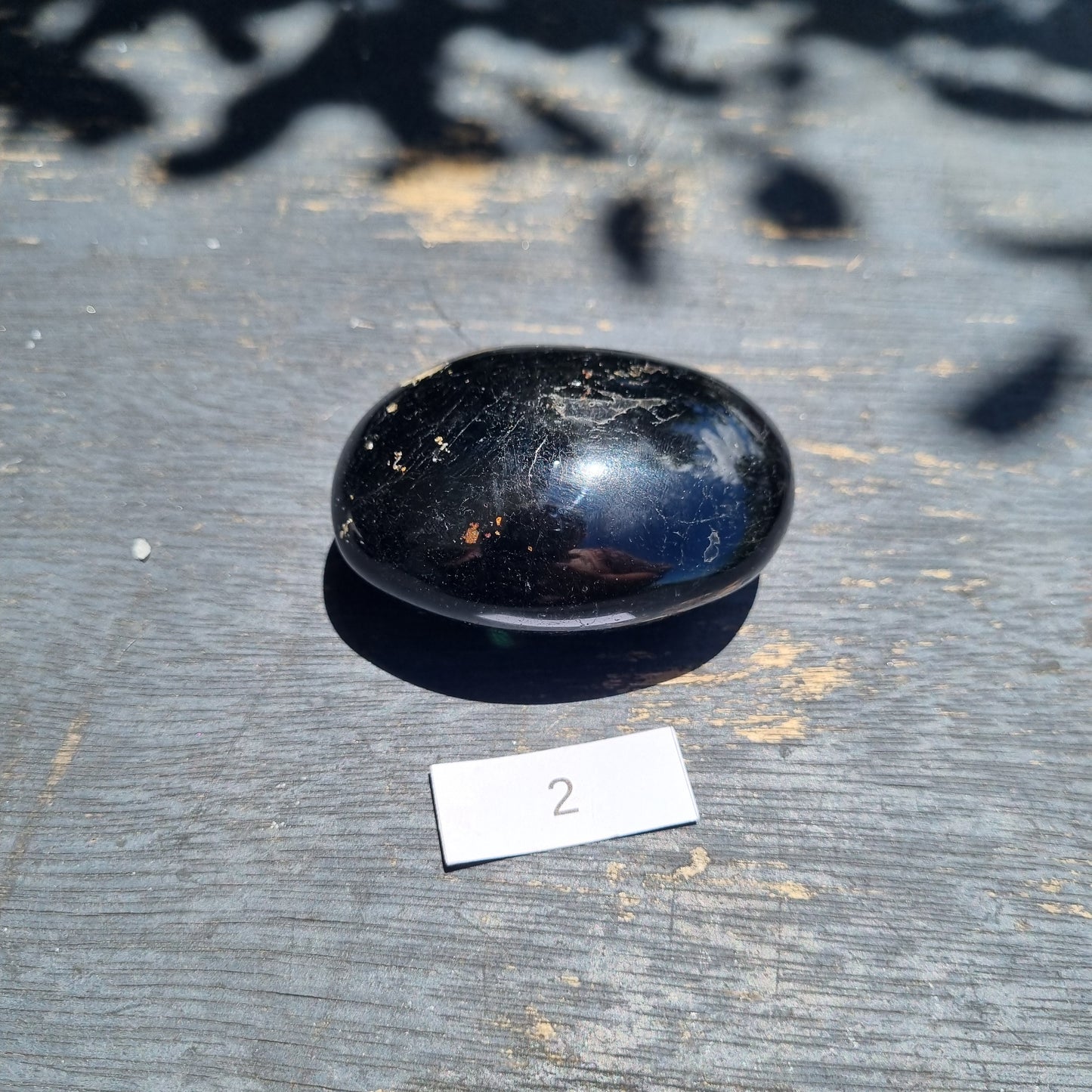 Dravite Tourmaline Palmstone - Australia