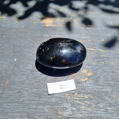 Dravite Tourmaline Palmstone - Australia