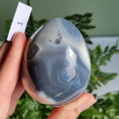 Orca Agate Egg - Madagscar