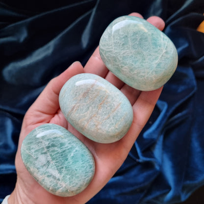 Amazonite Palmstones