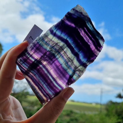 Fluorite Slice - China