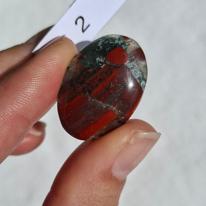 Seftonite (African Bloodstone) Cabochon
