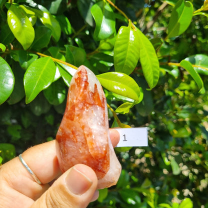 Fire Quartz Flame - Madagascar