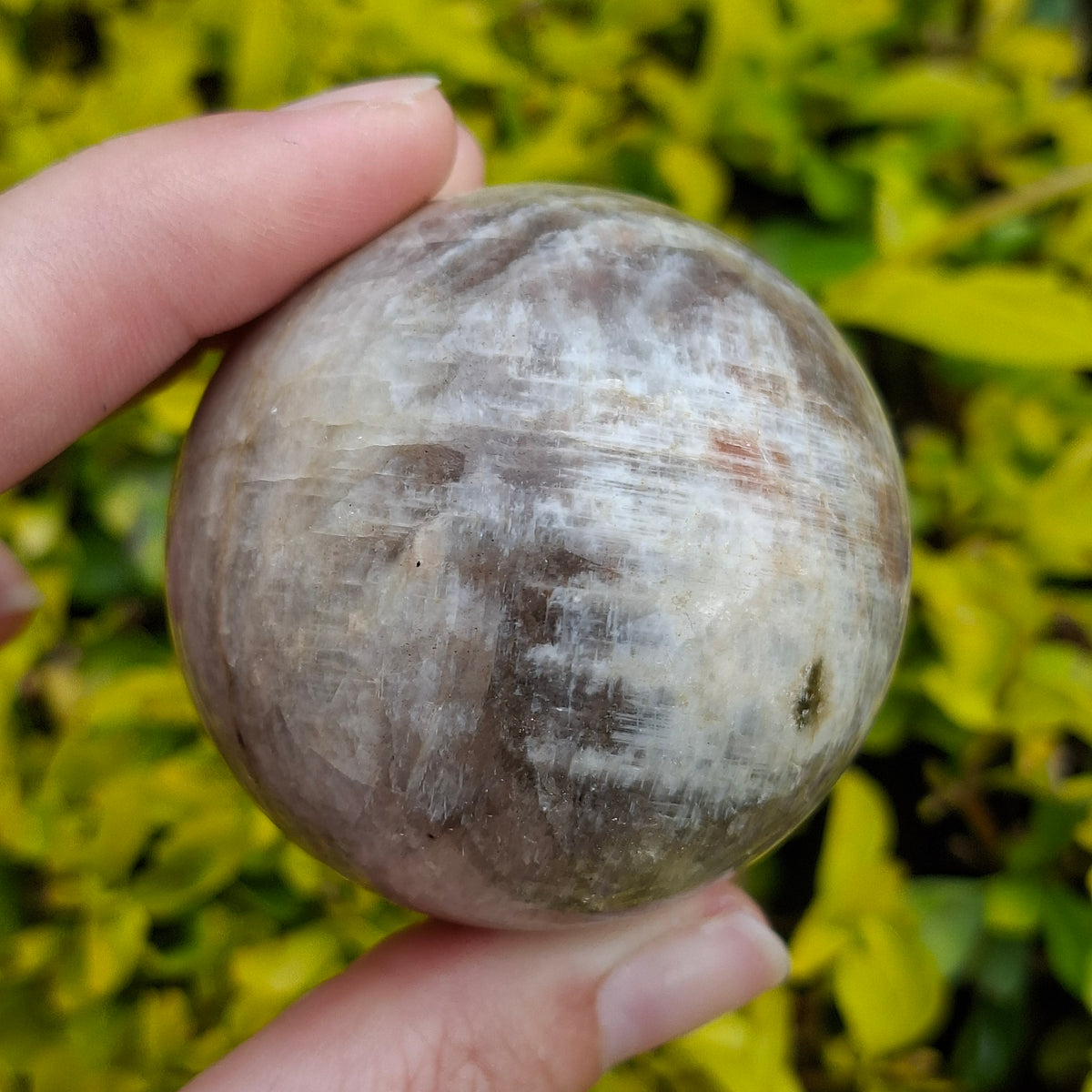 Black Moonstone Sphere - 201 grams