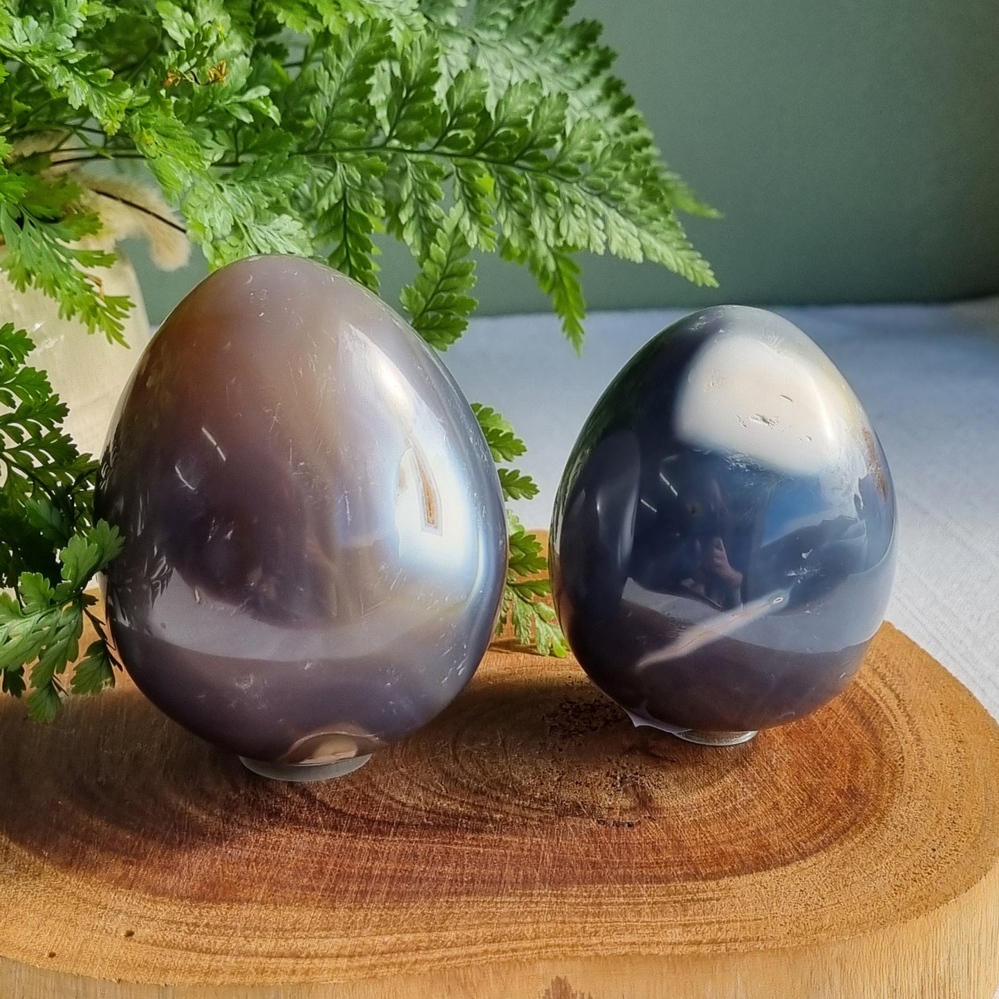 Orca Agate Egg - Madagscar