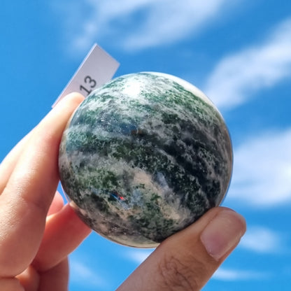 Tree Agate Sphere