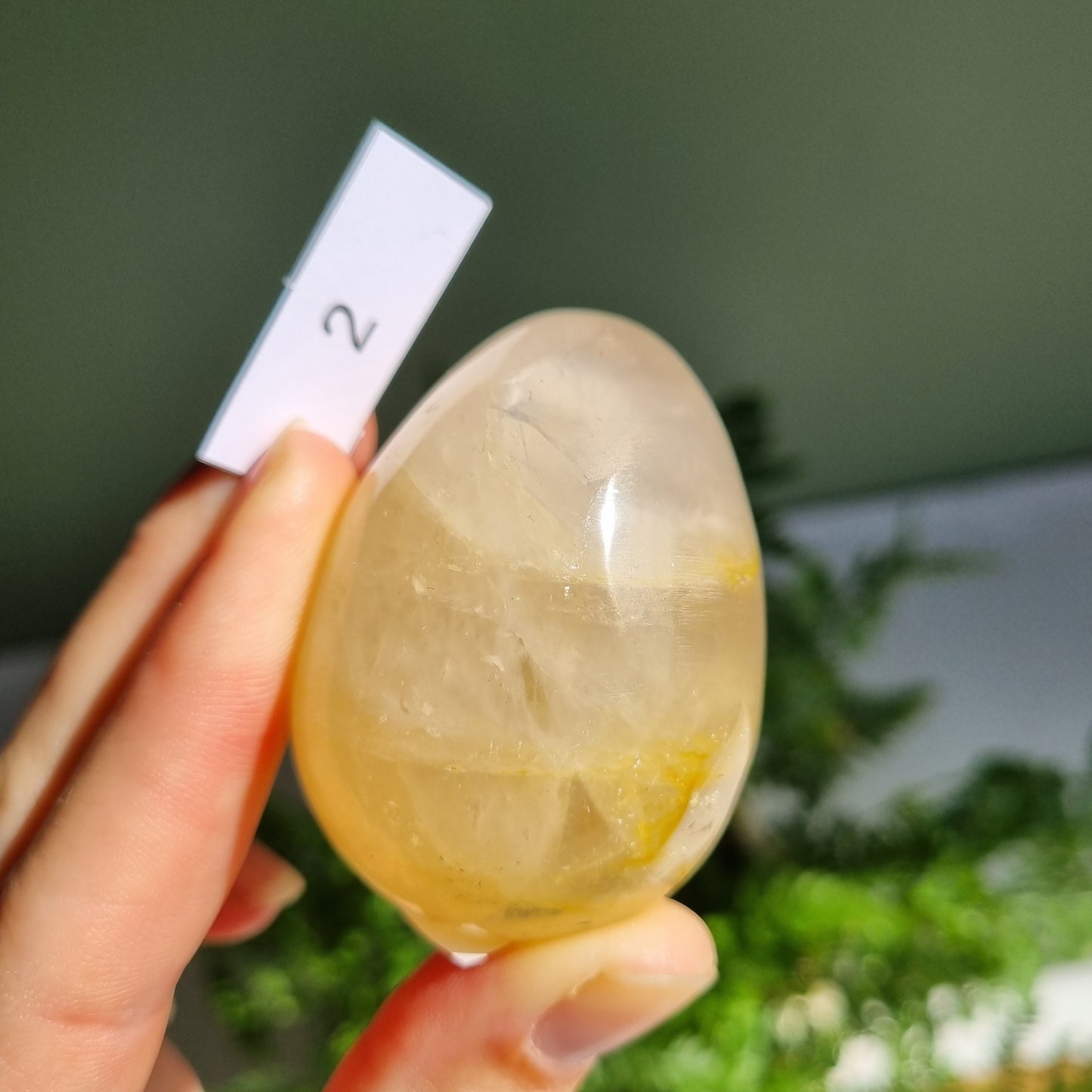 Golden Healer Quartz Egg