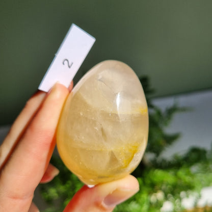 Golden Healer Quartz Egg