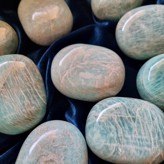 Amazonite Palmstones