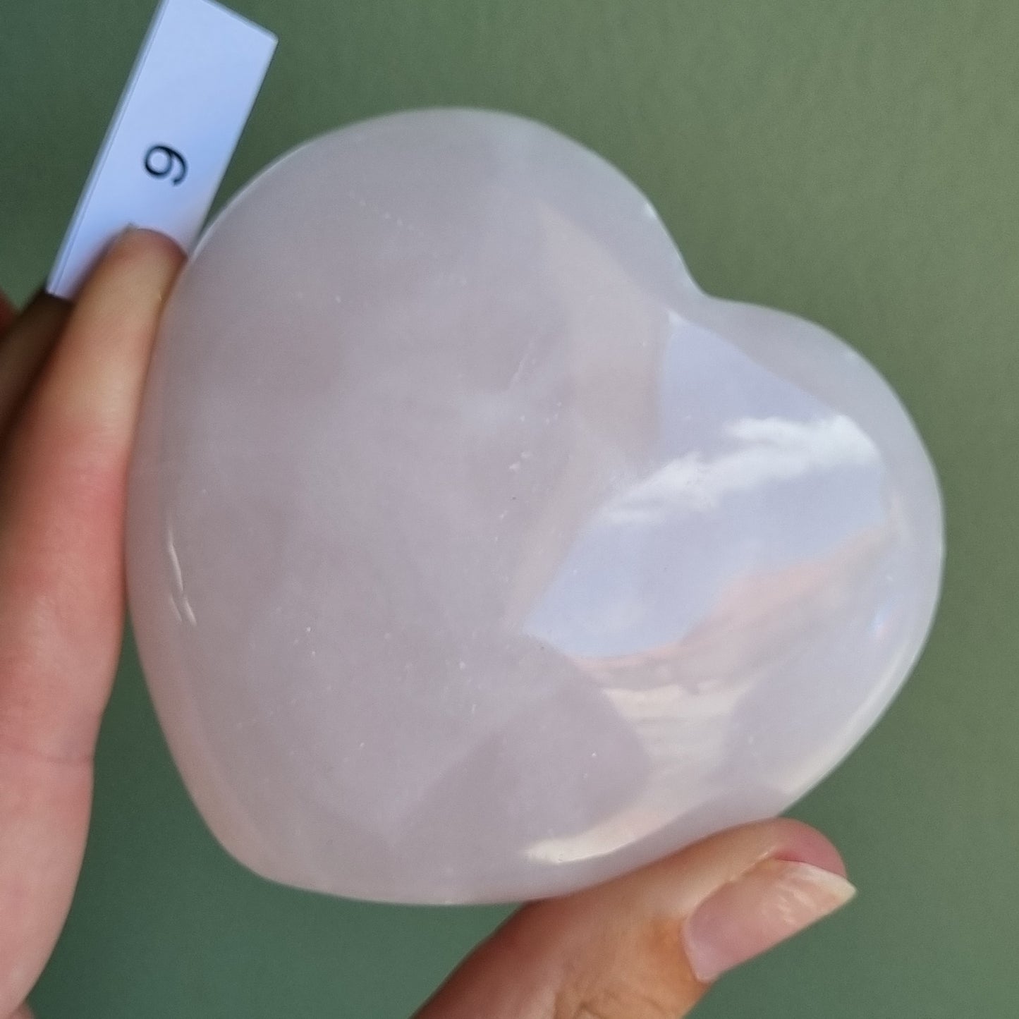 Mangano Calcite Heart