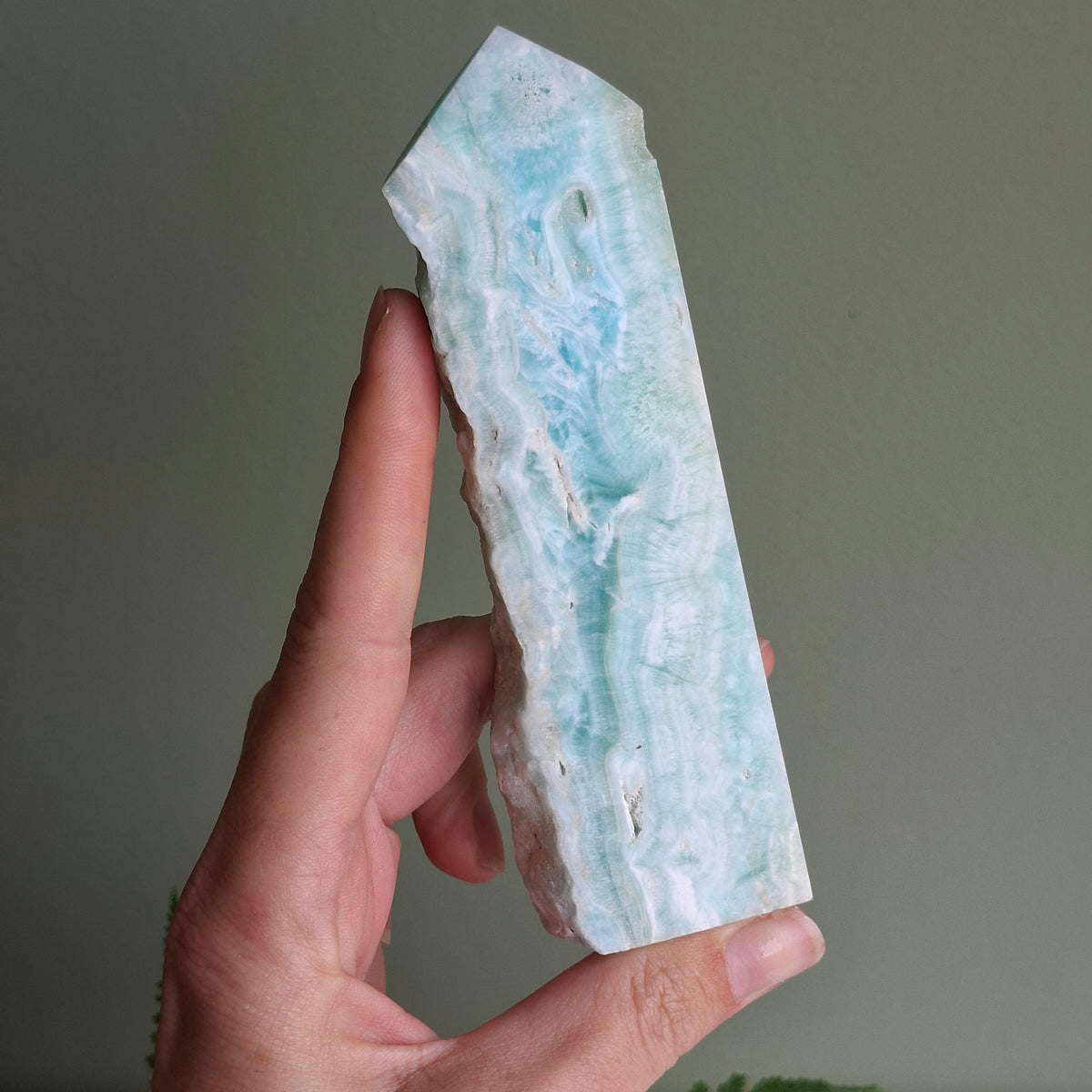 Caribbean Calcite Rough Tower - 199 grams